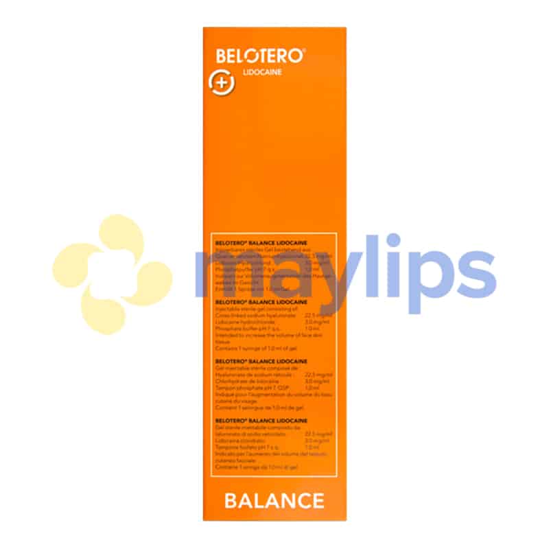 product Belotero Balance Lidocaine Back