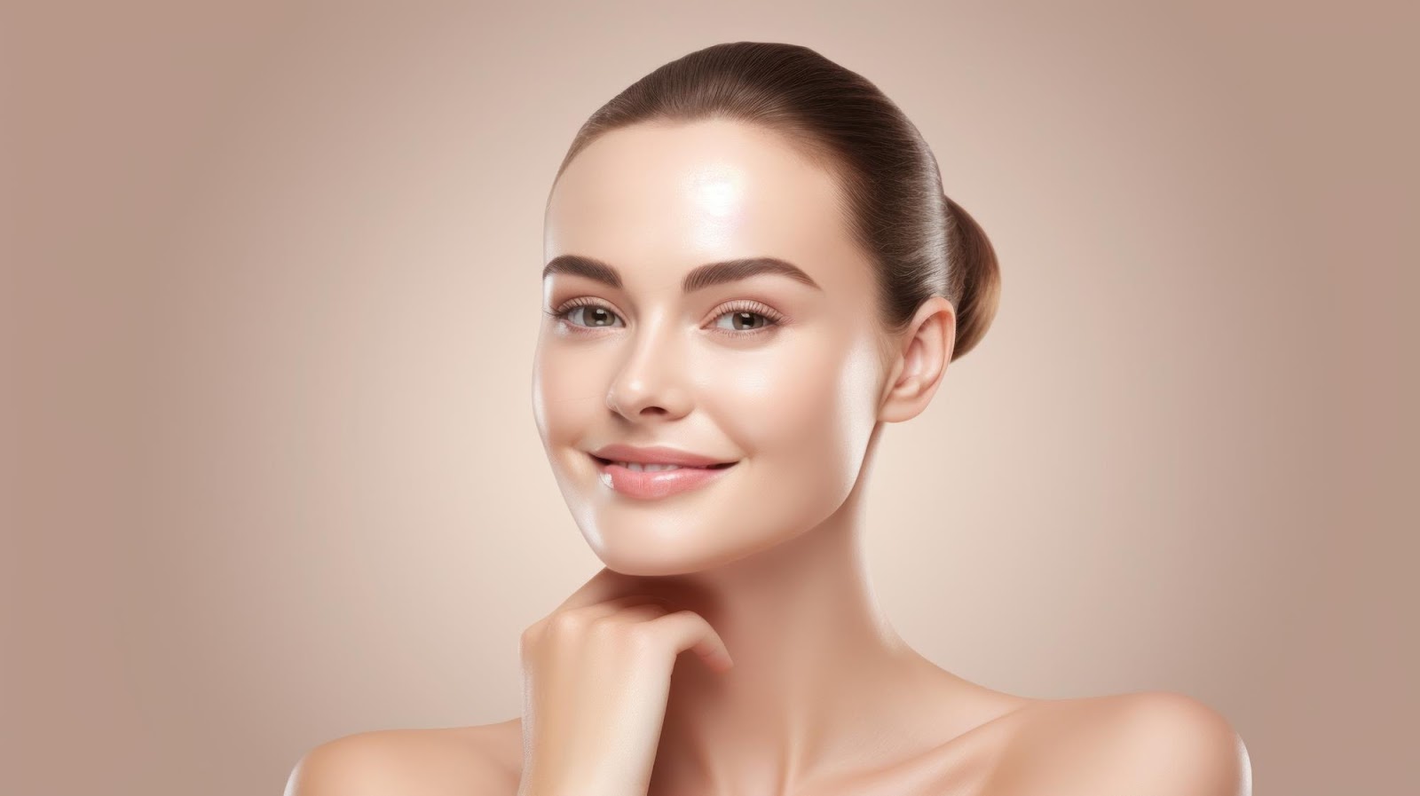 Woman looking glowing as her skin's collagen levels are boosted.
